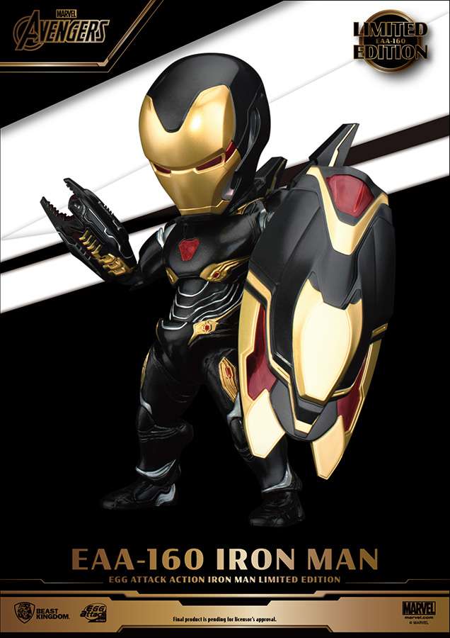 BEAST KINGDOM EGG ATTACK ACT AVENGERS IRON MAN LTD ED ACTION FIGURE 16 cm LIMITED EDITION