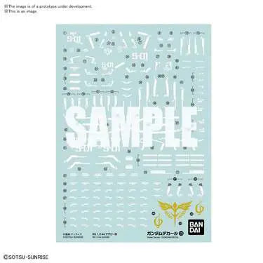 BANDAI - GUNDAM RG DECAL 126 SAZABI 1/144 MODEL KIT