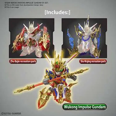 SDW HEROES WUKONG IMPULSE GUNDAM DX SET