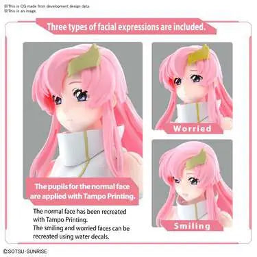 BANDAI RISE SEED LACUS CLYNE MODEL KIT 13 cm