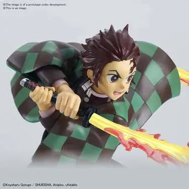 BANDAI TANJIRO - DEMON SLAYER KAM HINOKAMI KAGURA MODEL KIT 12 cm