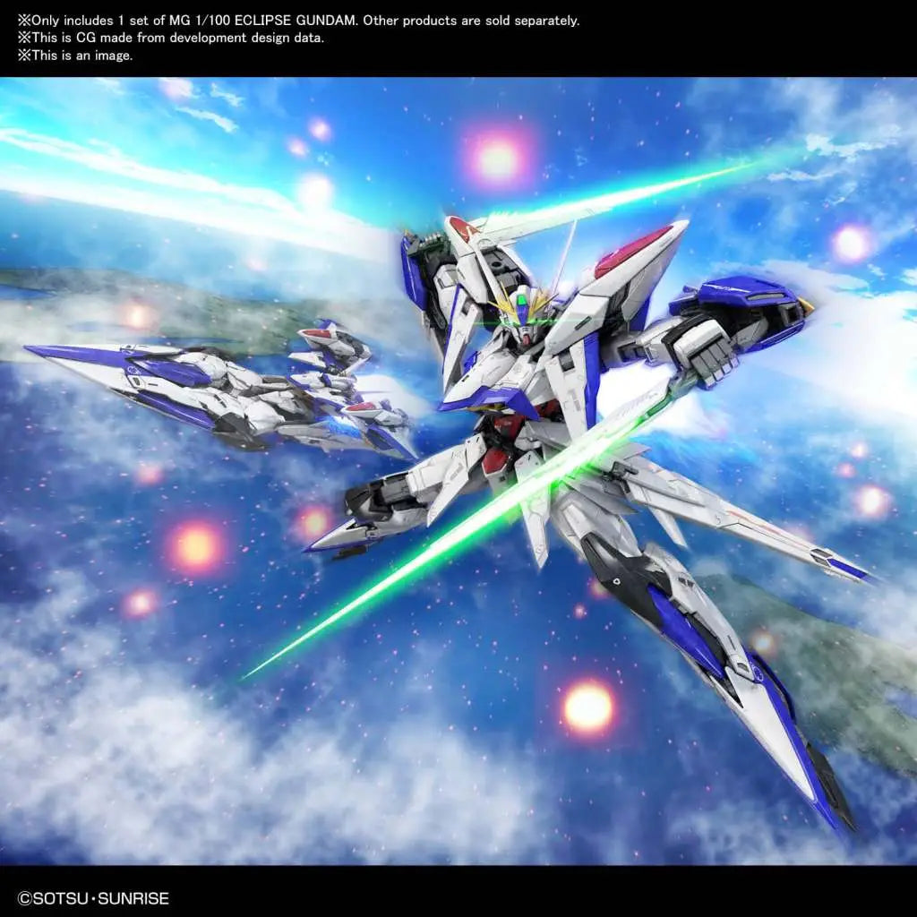 BANDAI - GUNDAM MG ECLIPSE 1/100 MODEL KIT 15 cm