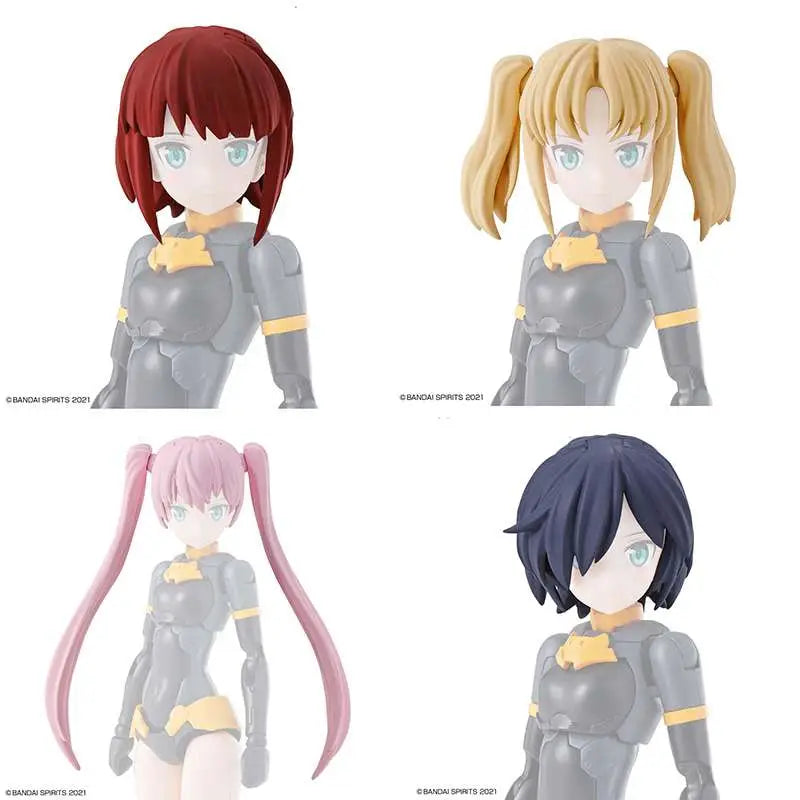 BANDAI 30MS OPTION HAIR STYLE PARTS VOL 1 (4) MODEL KIT