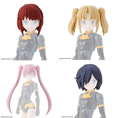 BANDAI 30MS OPTION HAIR STYLE PARTS VOL 1 (4) MODEL KIT