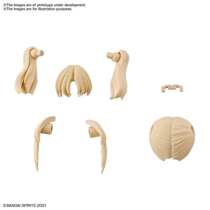 BANDAI 30MS OPTION HAIR STYLE PARTS VOL 1 (4) MODEL KIT