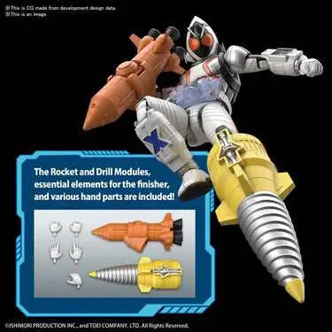 BANDAI RISE KAMEN RIDER FOURZE BASESTATE MODEL KIT 12 cm
