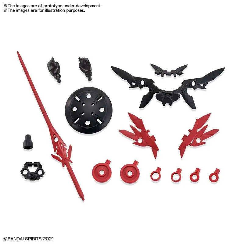 BANDAI 30MS SIS A00 TIASHA COLOR B MODEL KIT 12 cm
