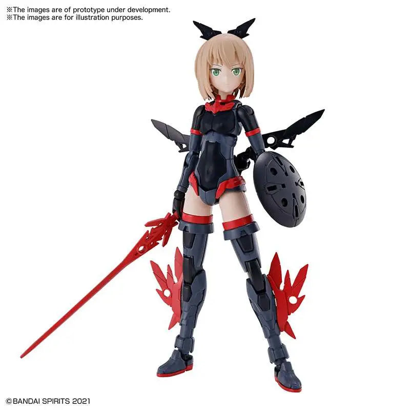 BANDAI 30MS SIS A00 TIASHA COLOR B MODEL KIT 12 cm