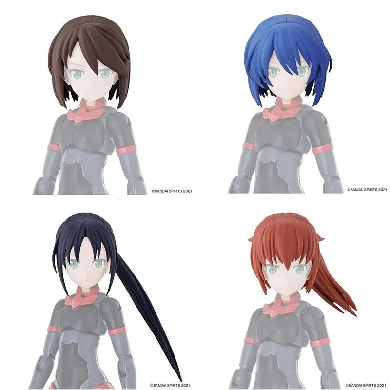BANDAI 30MS OPTION HAIR STYLE PARTS VOL 2 (4) MODEL KIT