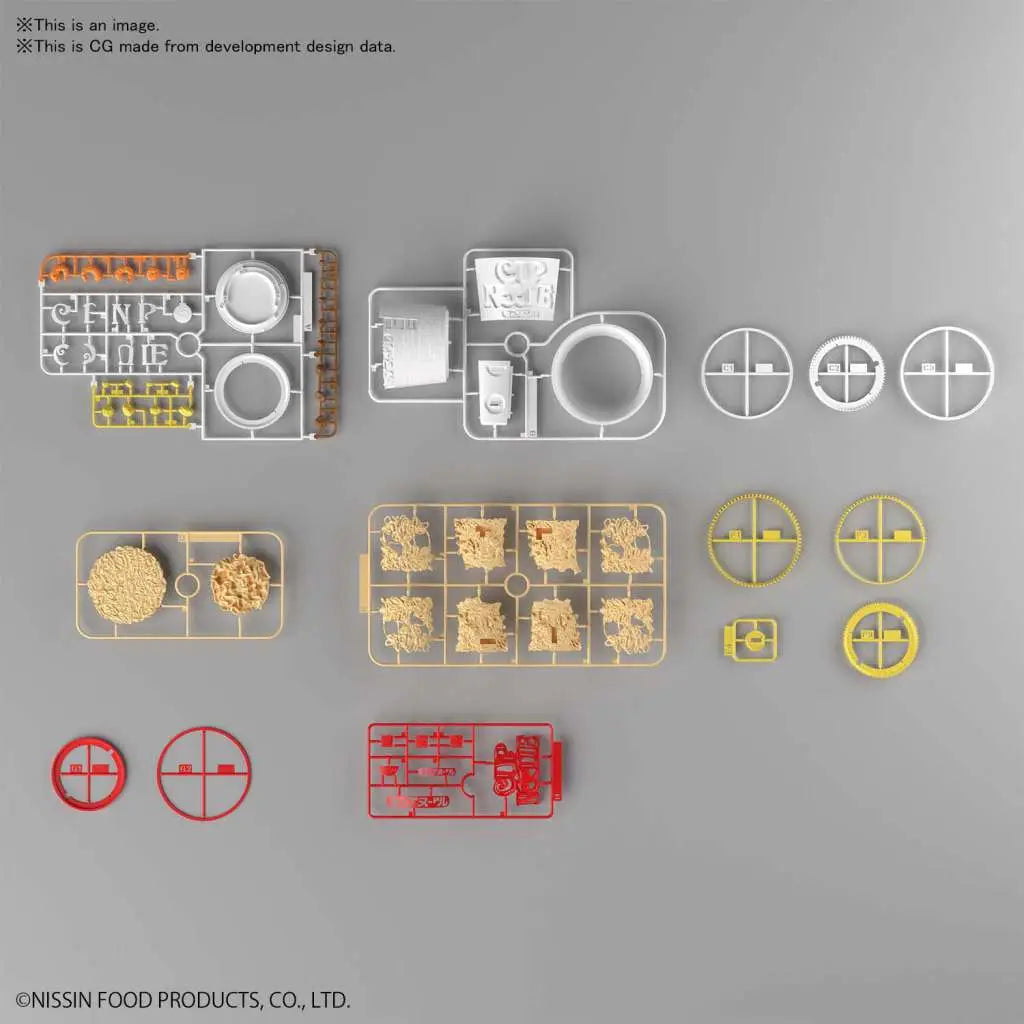 BANDAI BEST HIT CHRONICLE CUPNOODLE 1/1 MODEL KIT 15 cm