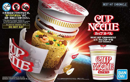 BANDAI BEST HIT CHRONICLE CUPNOODLE 1/1 MODEL KIT 15 cm