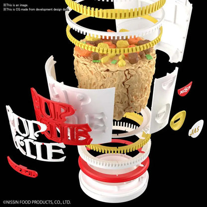 BANDAI BEST HIT CHRONICLE CUPNOODLE 1/1 MODEL KIT 15 cm