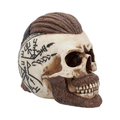 RAGNAR VIKING SKULL ORNAMENT 16CM