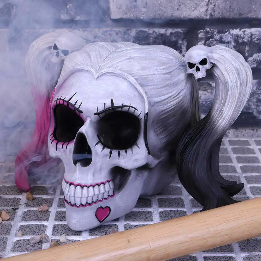 NEMESIS NOW DADDY LITTLE MONSTER SKULL ORNAMENT STATUA 21CM