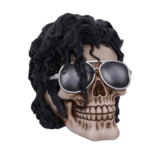 THE KING OF POP SKULL ORNAMENT 16.5CM