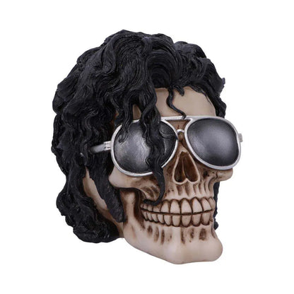 THE KING OF POP SKULL ORNAMENT 16.5CM