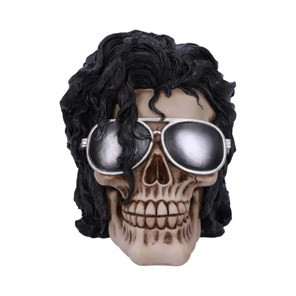 THE KING OF POP SKULL ORNAMENT 16.5CM