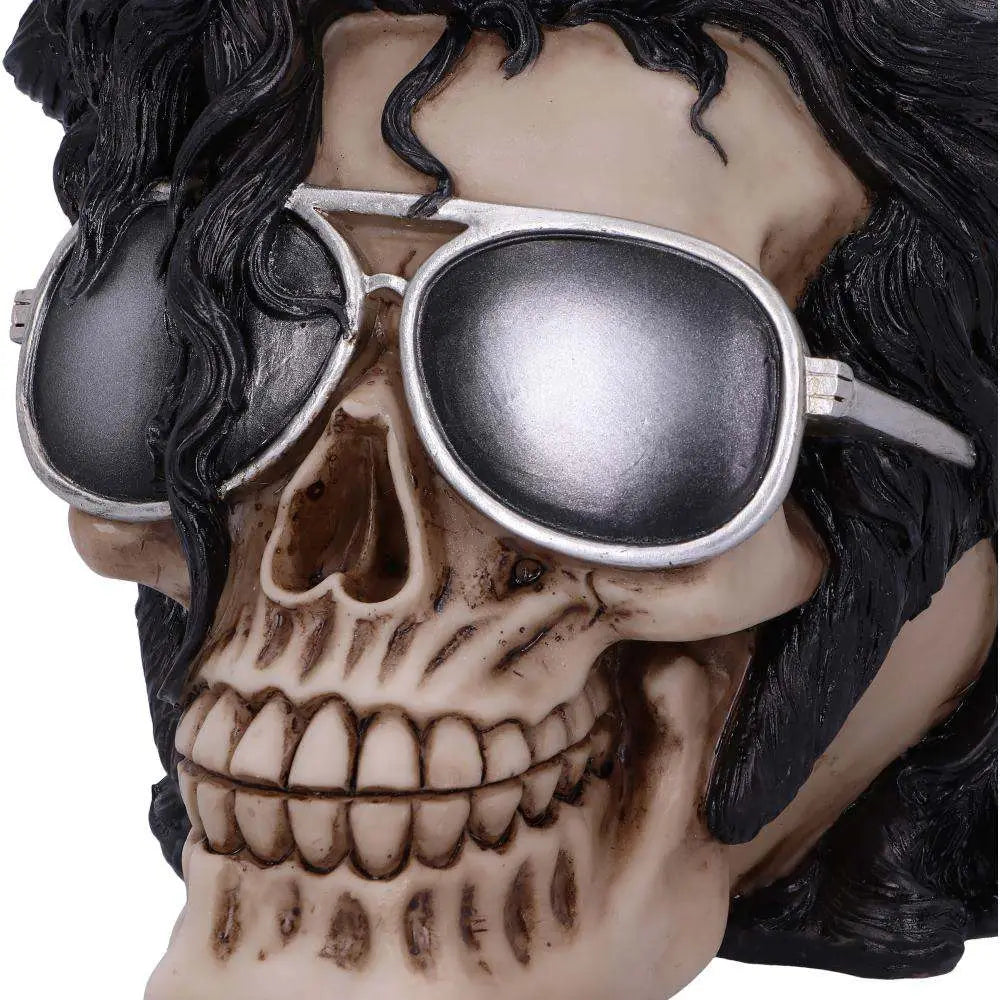 THE KING OF POP SKULL ORNAMENT 16.5CM