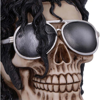 THE KING OF POP SKULL ORNAMENT 16.5CM