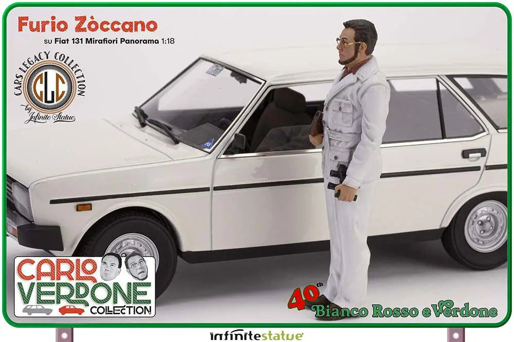 INFINITE STATUE - CARLO VERDONE FURIO 131 PANORAMA 1:18 RESIN CAR STATUA 236 x 91,5 x 78