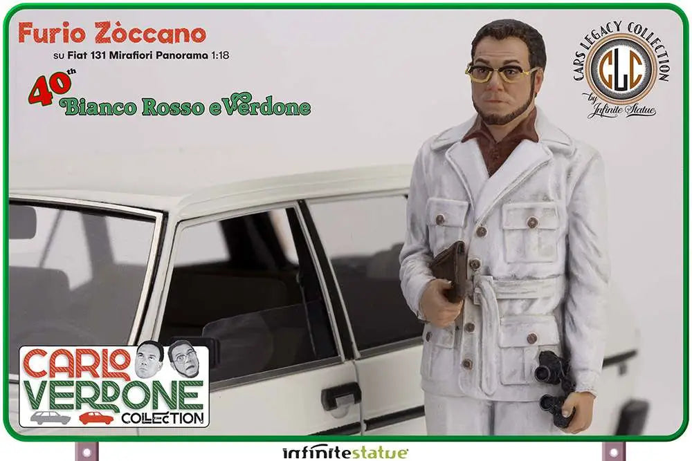 INFINITE STATUE - CARLO VERDONE FURIO 131 PANORAMA 1:18 RESIN CAR STATUA 236 x 91,5 x 78