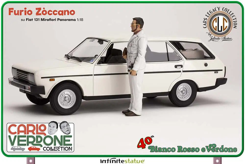 INFINITE STATUE - CARLO VERDONE FURIO 131 PANORAMA 1:18 RESIN CAR STATUA 236 x 91,5 x 78
