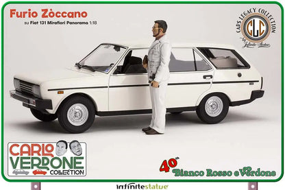 INFINITE STATUE - CARLO VERDONE FURIO 131 PANORAMA 1:18 RESIN CAR STATUA 236 x 91,5 x 78
