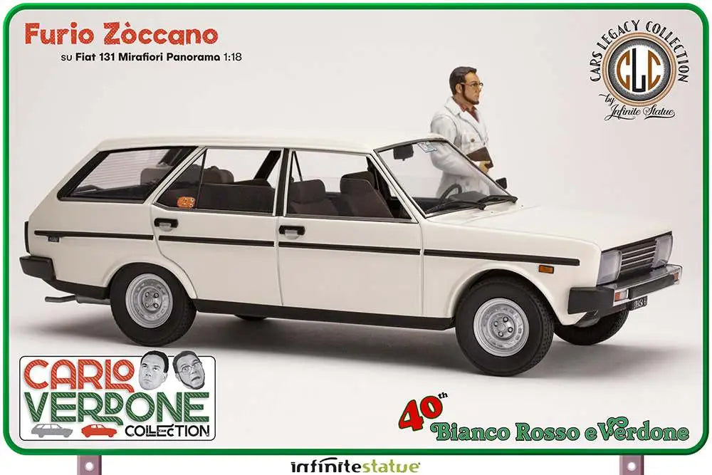 INFINITE STATUE - CARLO VERDONE FURIO 131 PANORAMA 1:18 RESIN CAR STATUA 236 x 91,5 x 78