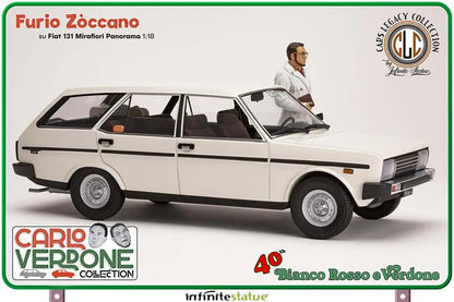 INFINITE STATUE - CARLO VERDONE FURIO 131 PANORAMA 1:18 RESIN CAR STATUA 236 x 91,5 x 78