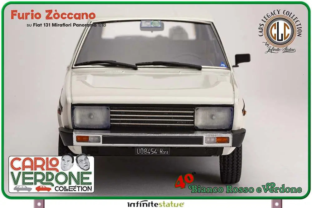 INFINITE STATUE - CARLO VERDONE FURIO 131 PANORAMA 1:18 RESIN CAR STATUA 236 x 91,5 x 78