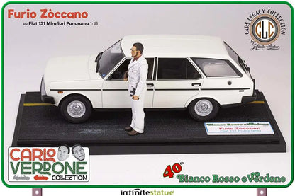 INFINITE STATUE - CARLO VERDONE FURIO 131 PANORAMA 1:18 RESIN CAR STATUA 236 x 91,5 x 78