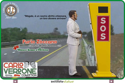 INFINITE STATUE - CARLO VERDONE FURIO 131 PANORAMA 1:18 RESIN CAR STATUA 236 x 91,5 x 78