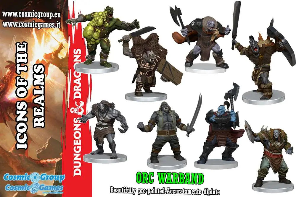 WIZKIDS D&D IOTR ORC WARBAND MINI FIGURA