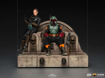 IRON STUDIOS MANDALORIAN BOBAFETT FENNEC DLX 1/10 STATUA 23 cm