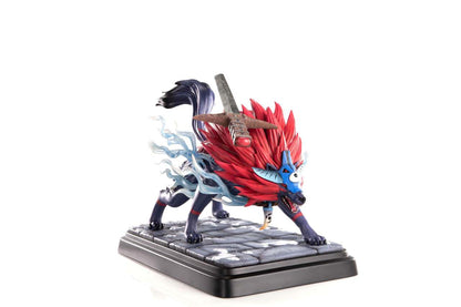 OKAMI OKI WOLF FROM RESIN STATUE
