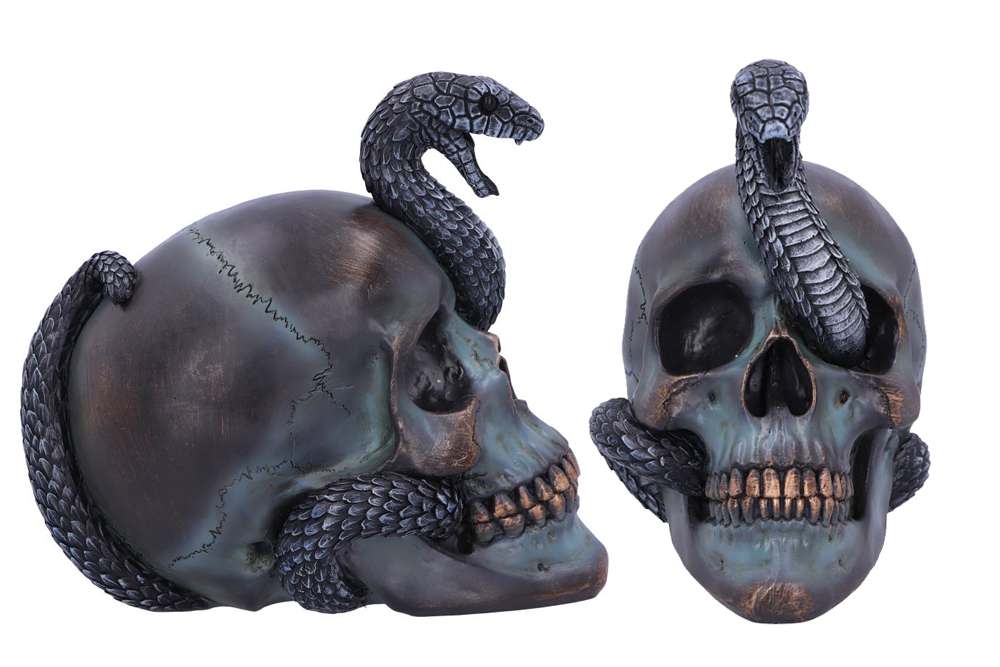SERPENTINE FATE GOTHIC SNAKE SKULL
