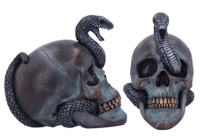 SERPENTINE FATE GOTHIC SNAKE SKULL