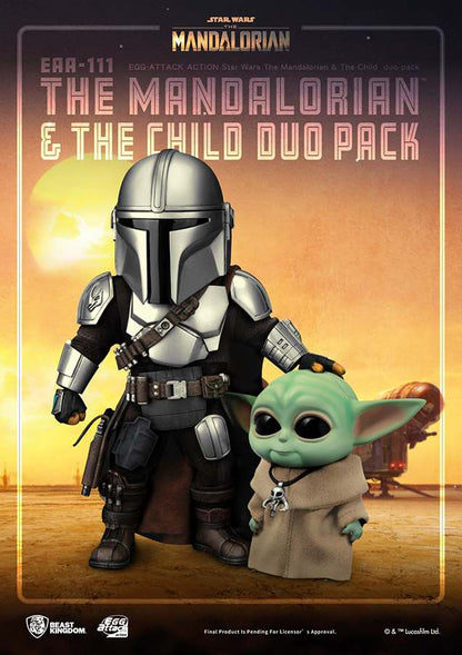 STAR WARS UOVA AA MANDALORIAN & THE BAMBINO DUO PK ACTION FIGURA BEAST KINGDOM
