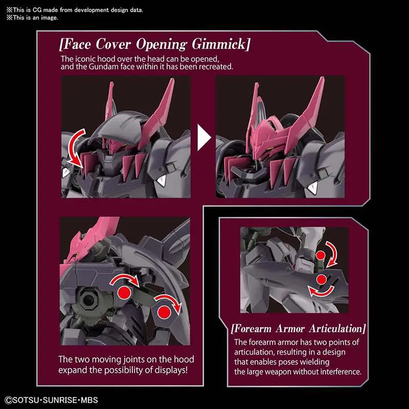 BANDAI - GUNDAM HG GREMORY. 1/144 MODEL KIT 13 cm