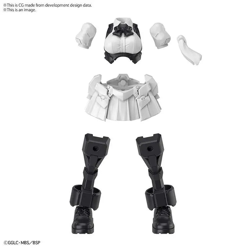 BANDAI GIRL GUN LADY & 30MS OPTION PARTS SET MODEL KIT