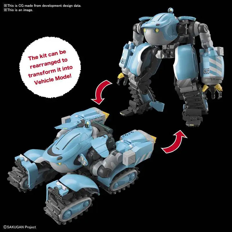 BANDAI HG BIG TONY GAGUMBER CUSTOM 1/72 MODEL KIT 15 cm