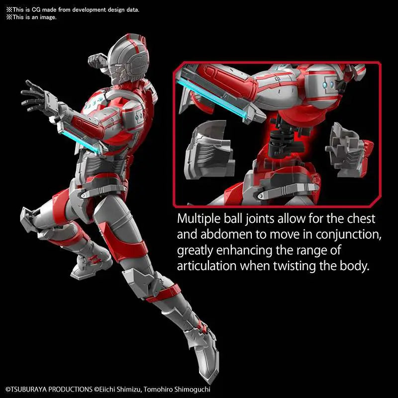 BANDAI RISE ULTRAMAN SUIT ZOFFY ACTION MODEL KIT 13 cm