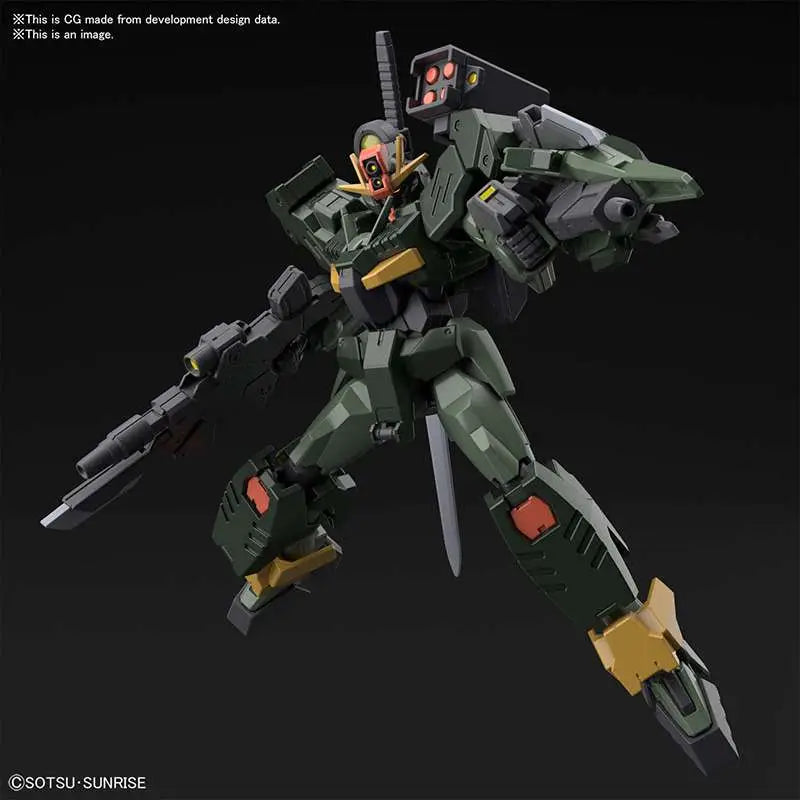 BANDAI - GUNDAM HG 00 COMMAND QAN T 1/144 MODEL KIT 13 cm