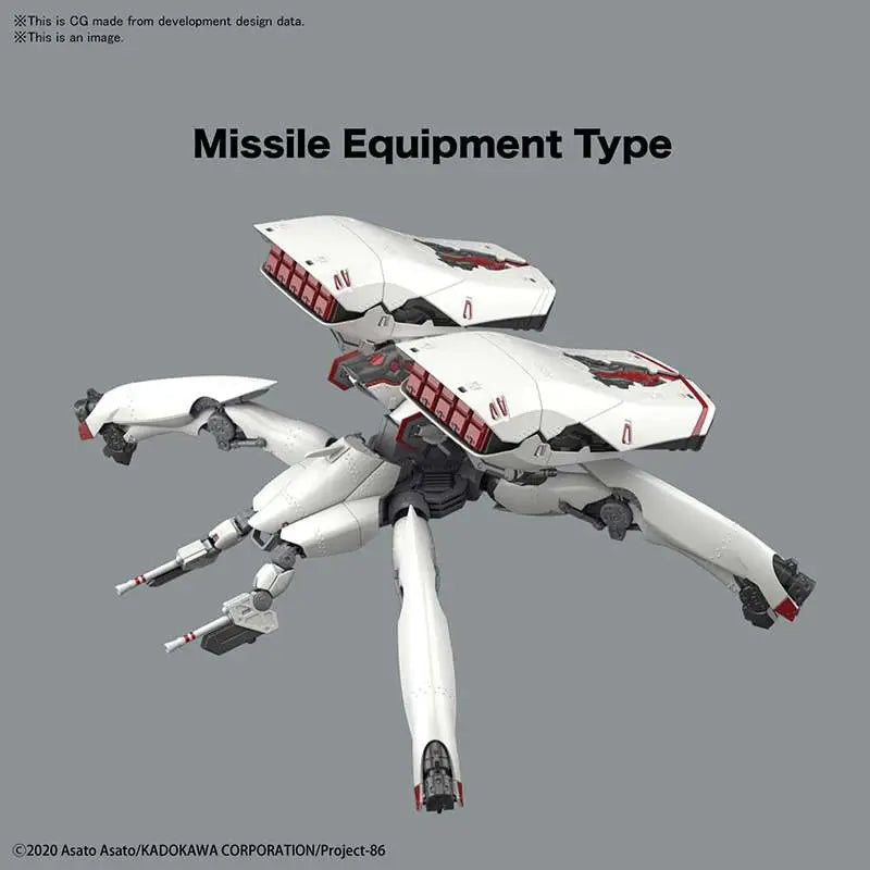 BANDAI HG REGINLEIF LONG BARREL /MISSILE 1/148 MODEL KIT 6 cm