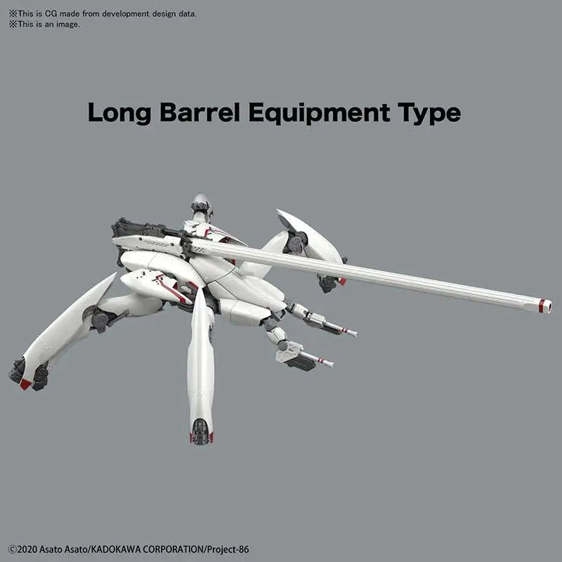 BANDAI HG REGINLEIF LONG BARREL /MISSILE 1/148 MODEL KIT 6 cm