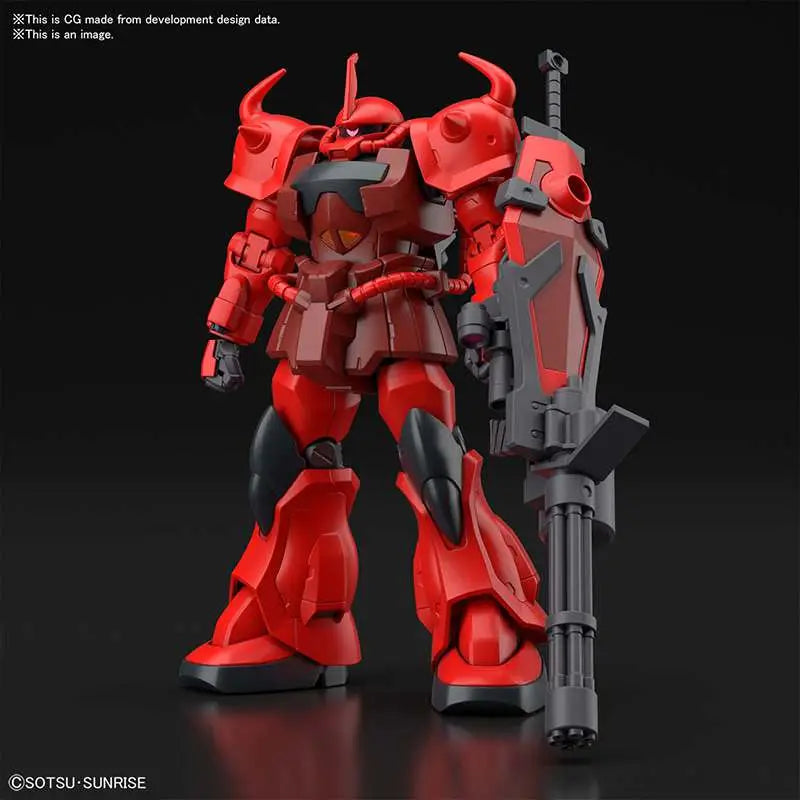 BANDAI HG GOUF CRIMSON CUSTOM 1/144 MODEL KIT 13 cm