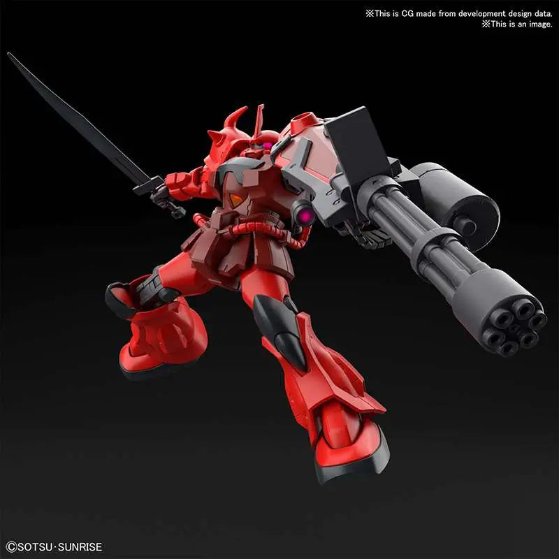 BANDAI HG GOUF CRIMSON CUSTOM 1/144 MODEL KIT 13 cm