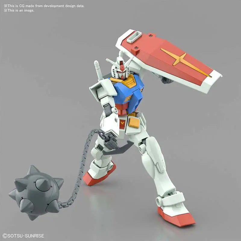 BANDAI - GUNDAM EG RX-78-2 FULL WEAPON SET MODEL KIT 13 cm