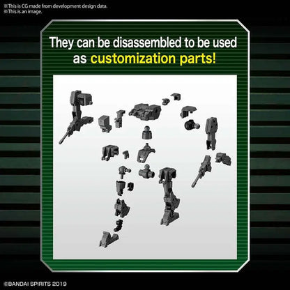 BANDAI 30MM EX ARM VEHICLE MASS PR SUB MACHINE MODEL KIT 7 cm