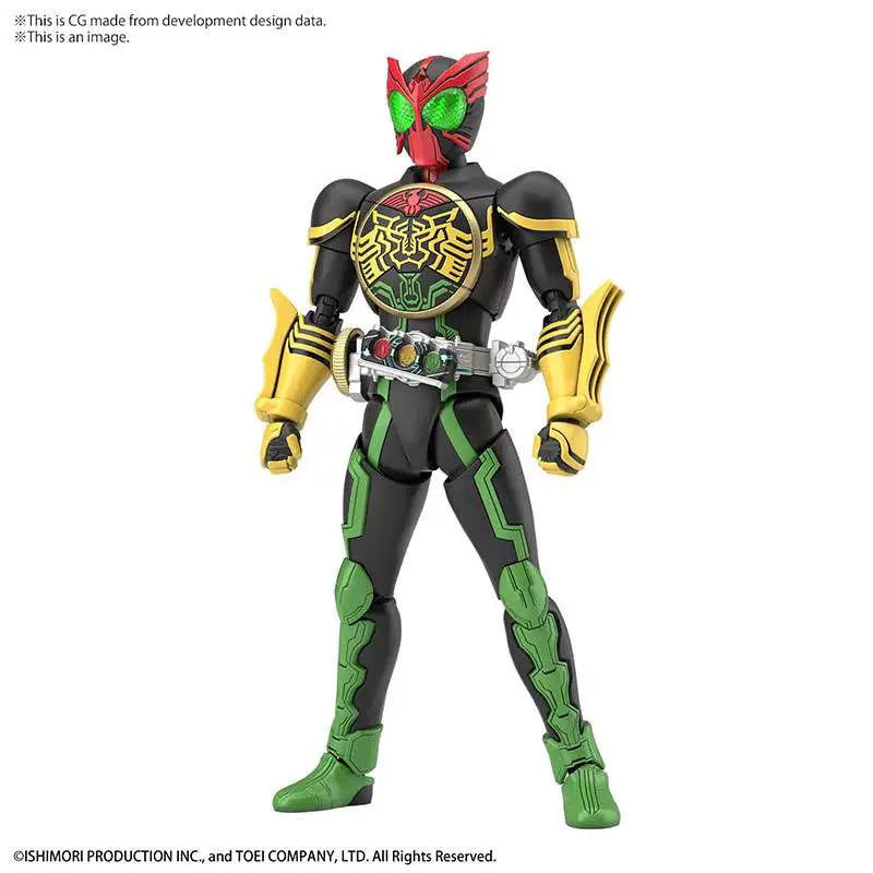 BANDAI RISE KAMEN RIDER OOO TATOBA COMBO MODEL KIT 13 cm